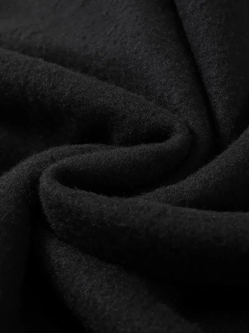 Love Print Fleece Hoodie