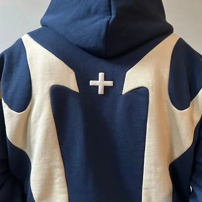 Retro “Devil Pattern” Hoodie
