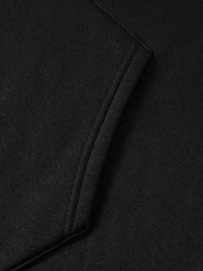 Love Print Fleece Hoodie